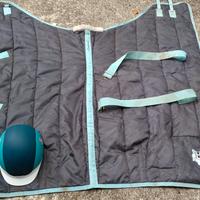 Coperta e Cap/Casco Fuganza da equitazione