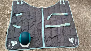Coperta e Cap/Casco Fuganza da equitazione