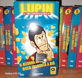 collezione videocassette Lupin