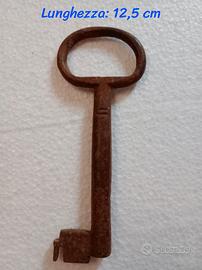 Chiave Antica in ferro lunga 12,5 cm