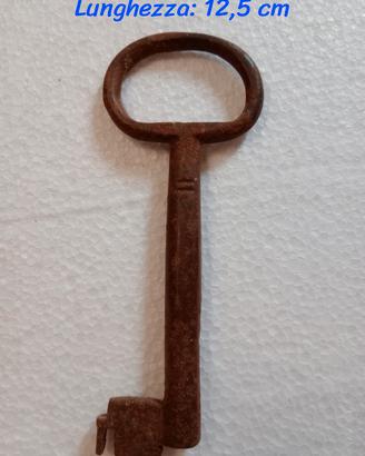 Chiave Antica in ferro lunga 12,5 cm