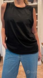 Top nero Liu jo nuovo con cartellino