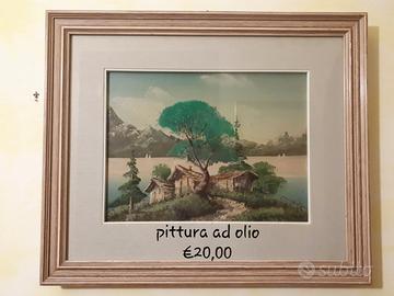 Quadri con pittura ad olio 