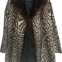 Vera pelliccia ocelot e visone