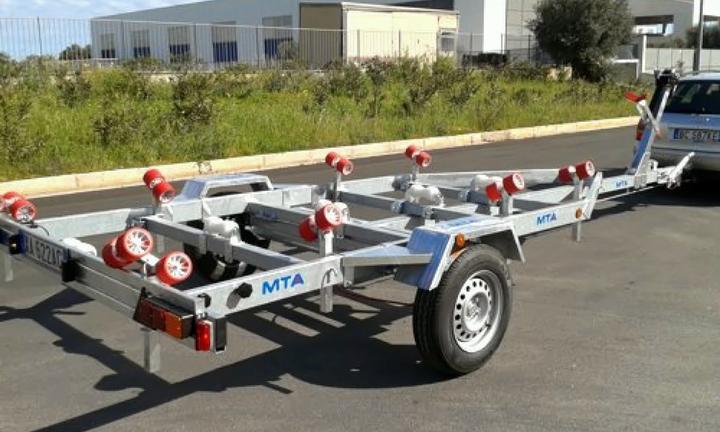 Carrello per barca MTA 13 Q.li 1.300 Kg Rimorchio