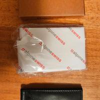 Portafoglio Slim/Carte Credito ALPINE SWISS RFID