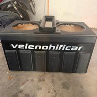 Box sub Veleno HiFi Car – Custom 2x 32 cm con LED