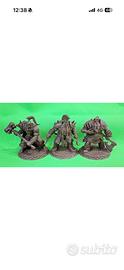 SOLDATINI TIHONFIGUREN,GUERRIERI NANI SET 01. 1/32