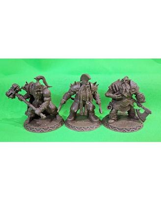 SOLDATINI TIHONFIGUREN,GUERRIERI NANI SET 01. 1/32
