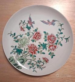 Piatto vintage cinese, in porcellana, epoca 1900