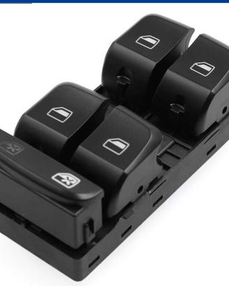 PULSANTIERA ALZAVETRI AUDI A4 Q3 A3 A6 CROM0 NERA