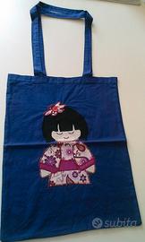 Borsa in tela "cinesina"