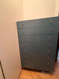 Cassettiera 8 cassetti 90x58x145h