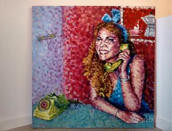 dipinto Cristina Fornarelli 100x100 cm 