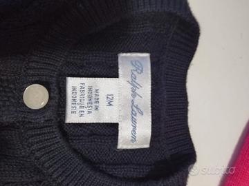 Cardigan ralph lauren 12 mesi