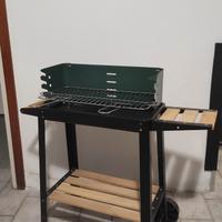 Barbecue bistecchiera griglia a carbonella