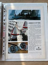Pagina pubblicitaria Rolex