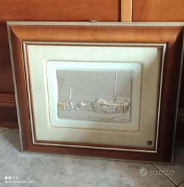 quadro in argento tema marino