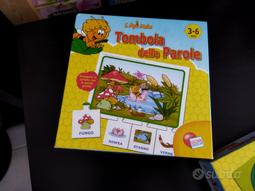 Giochi lisciani ape maia memory e tombola