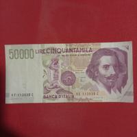 Banconote Lire 50000 del 1992