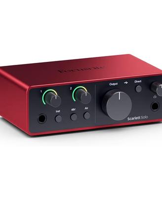 Scheda Audio Focusrite Scarlett Solo 4th Gen