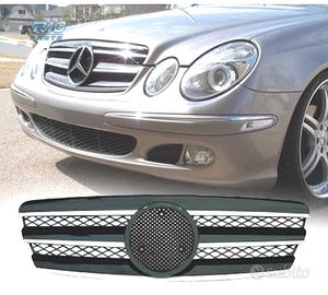 GRIGLIA MERCEDES CLASSE E W211 02-06 CROMATA NERA