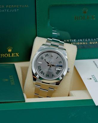 ROLEX DATEJUST 126300 WIMBLEDON 2025 FULL SET