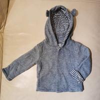 Giacca leggera neonato 3 mesi double face 