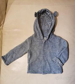 Giacca leggera neonato 3 mesi double face 