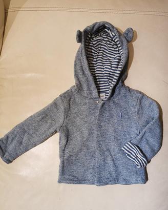 Giacca leggera neonato 3 mesi double face 