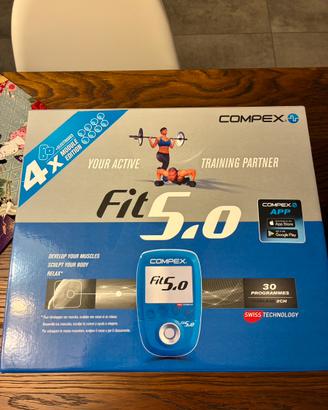 ELETTROSTIMOLATORE  COMPEX FIT 5.0 con 4 moduli