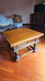 Tavolino in legno con cassetto prezzo trattabile