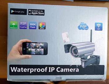Telecamera IP Waterproof  P2P WIFI - con App.