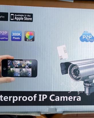 Telecamera IP Waterproof  P2P WIFI - con App.