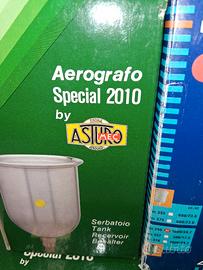 2 pistole x verniciare e aerografare con serbatoi