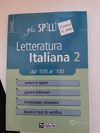 Letteratura Italiana Spilli