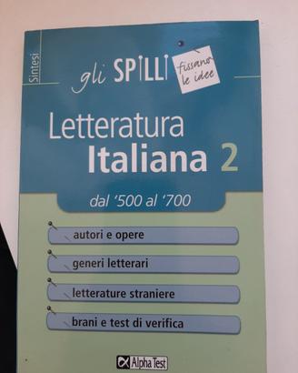 Letteratura Italiana Spilli