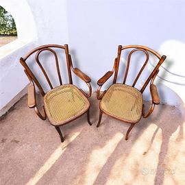 Coppia di poltroncine Thonet