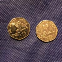 Rare monete da 50 pence Beatrix Potter Frog 2017