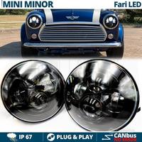 2 FARI LED 7'' PER MINI-MINOR Classic Epoca 6500K