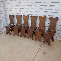 6 Sedie in stile Arte Povera da Baita