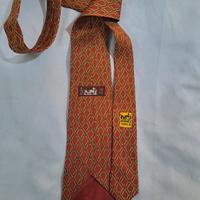 cravatta rossa Hermes vintage