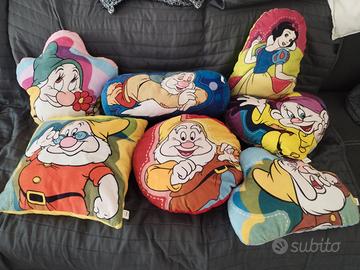 Cuscini Biancaneve e sei nani