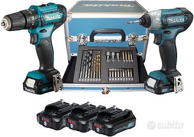Makita CLX228SAX2 12V Trapano + Avvitatore Impulsi