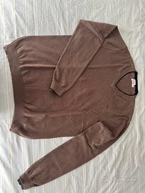 Maglione uomo marrone tortora Sun68
