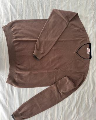 Maglione uomo marrone tortora Sun68