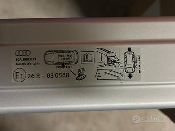 Barre portatutto originali Audi Q5