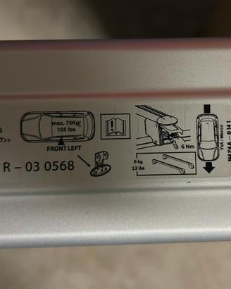 Barre portatutto originali Audi Q5