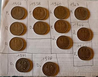 monete da due marchi tedesche 