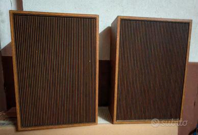 altoparlanti diffusori in legno vintage